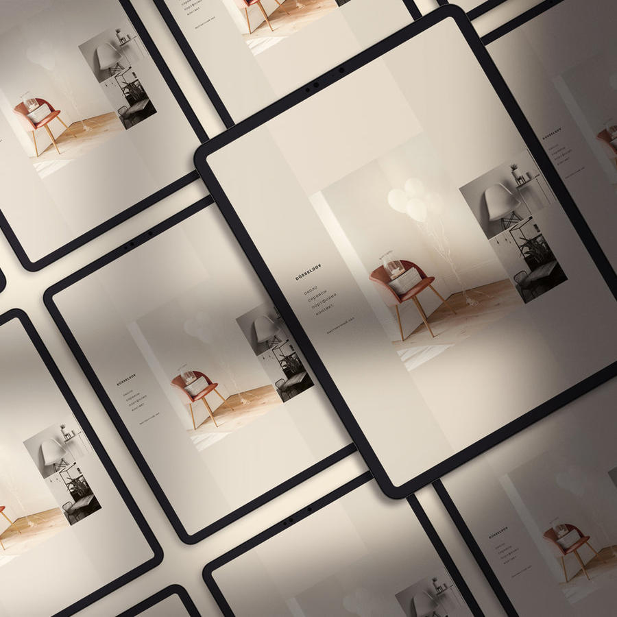 美术艺术展览馆DM单宣传单海报折页相框样机