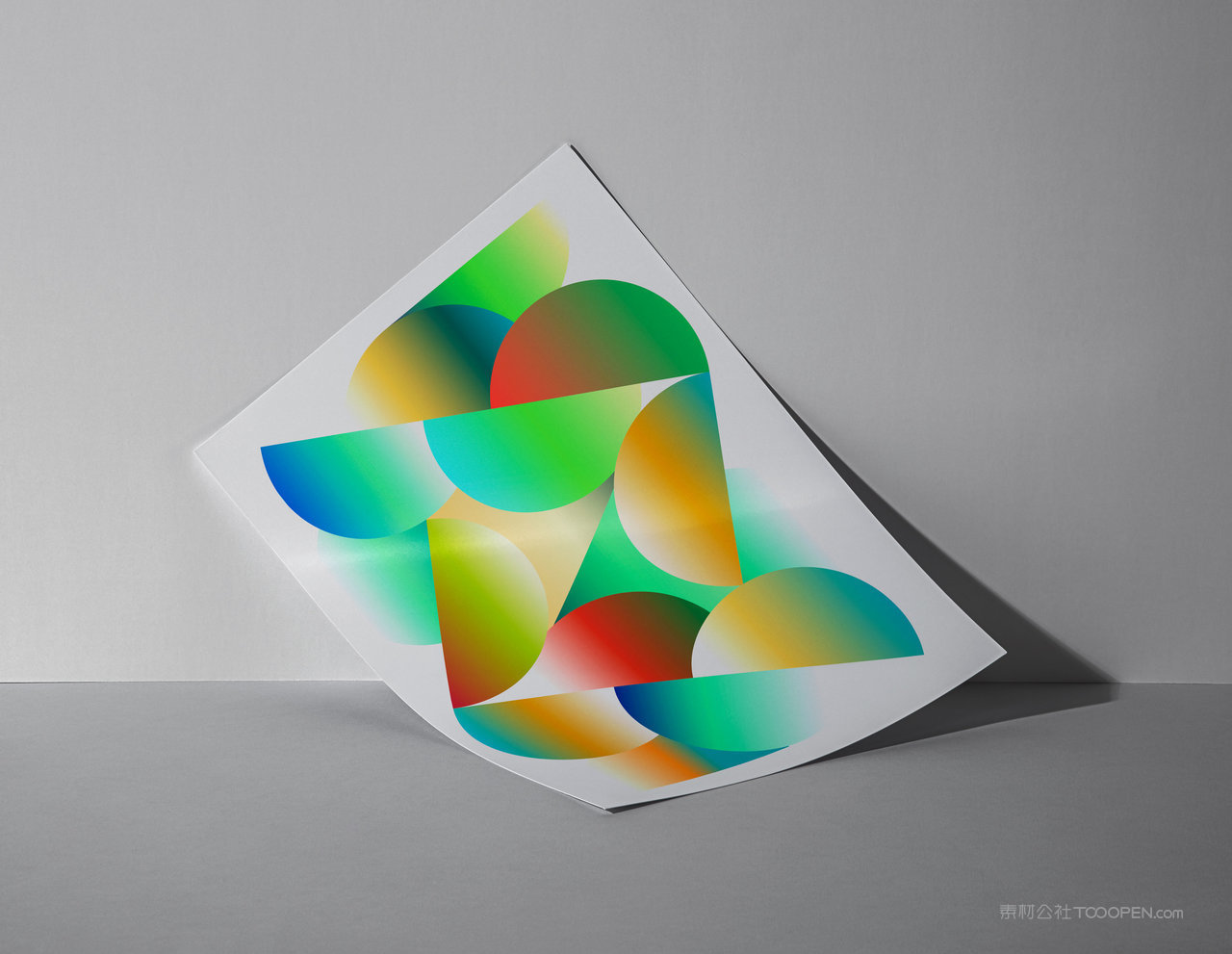 海报样机效果图展示纸张宣传单