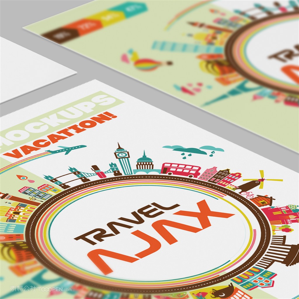 海报宣传单单页样机