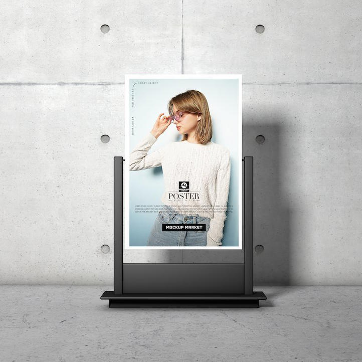 商务室内高清装饰画商业海报样机