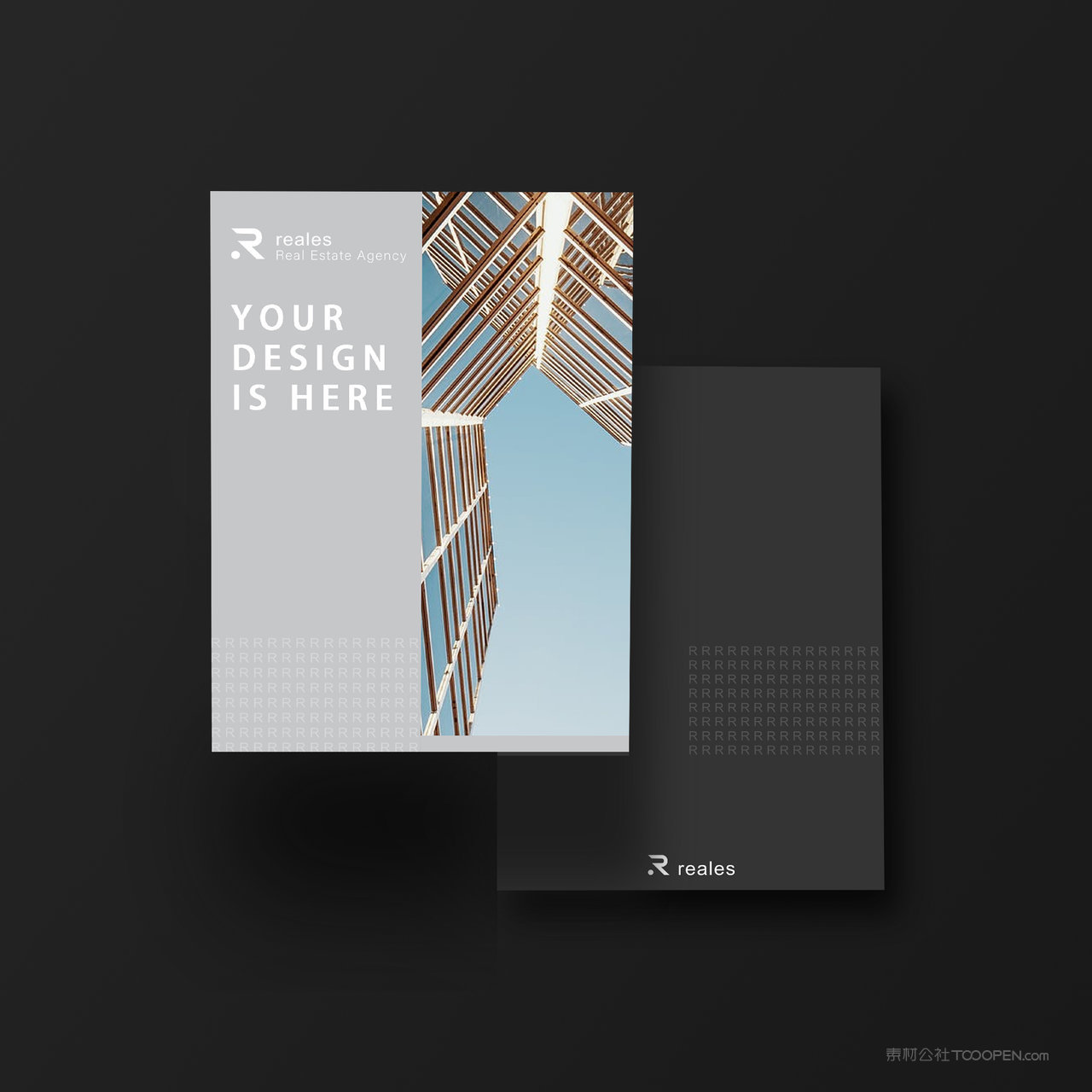 房地产VI宣传单样机