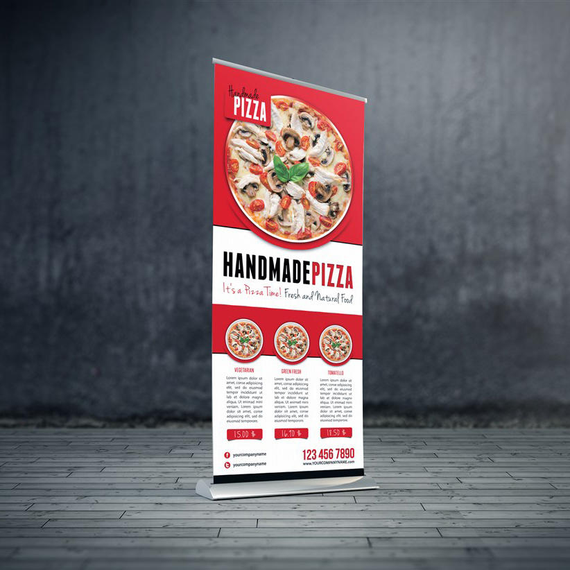 易拉宝展示样机