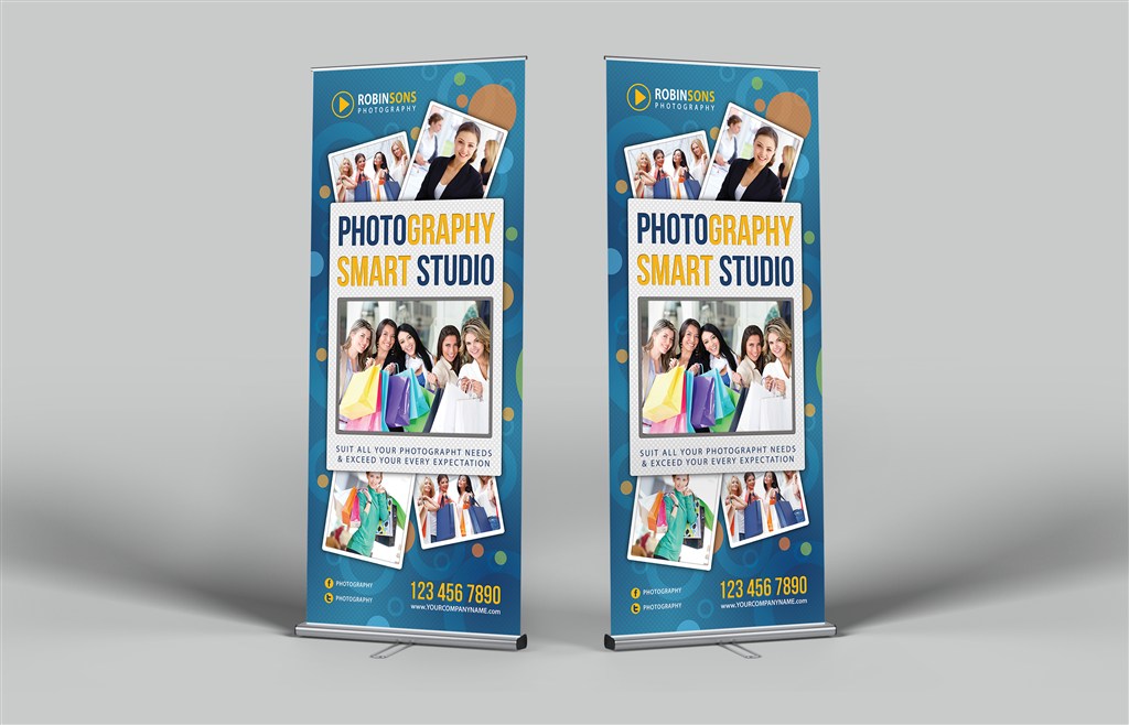 易拉宝展示样机