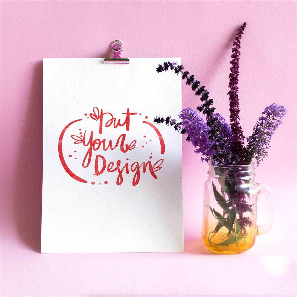 海报宣传品样机贴图