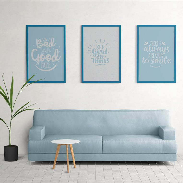 客厅装饰画样机