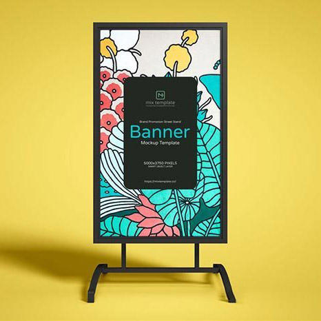 横幅海报样机