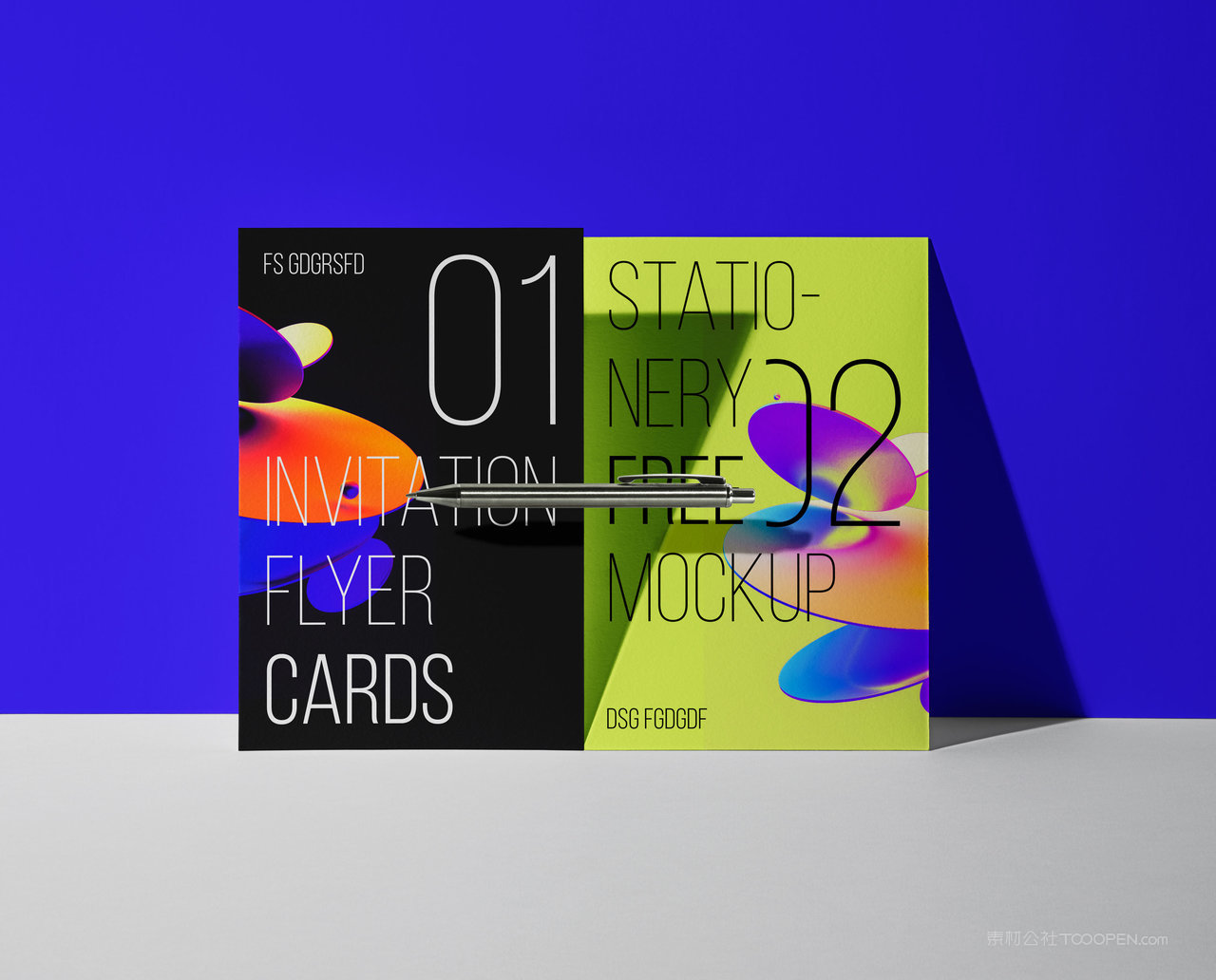 海报样机效果图展示宣传单