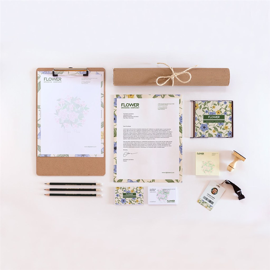 花店vi模板贴图